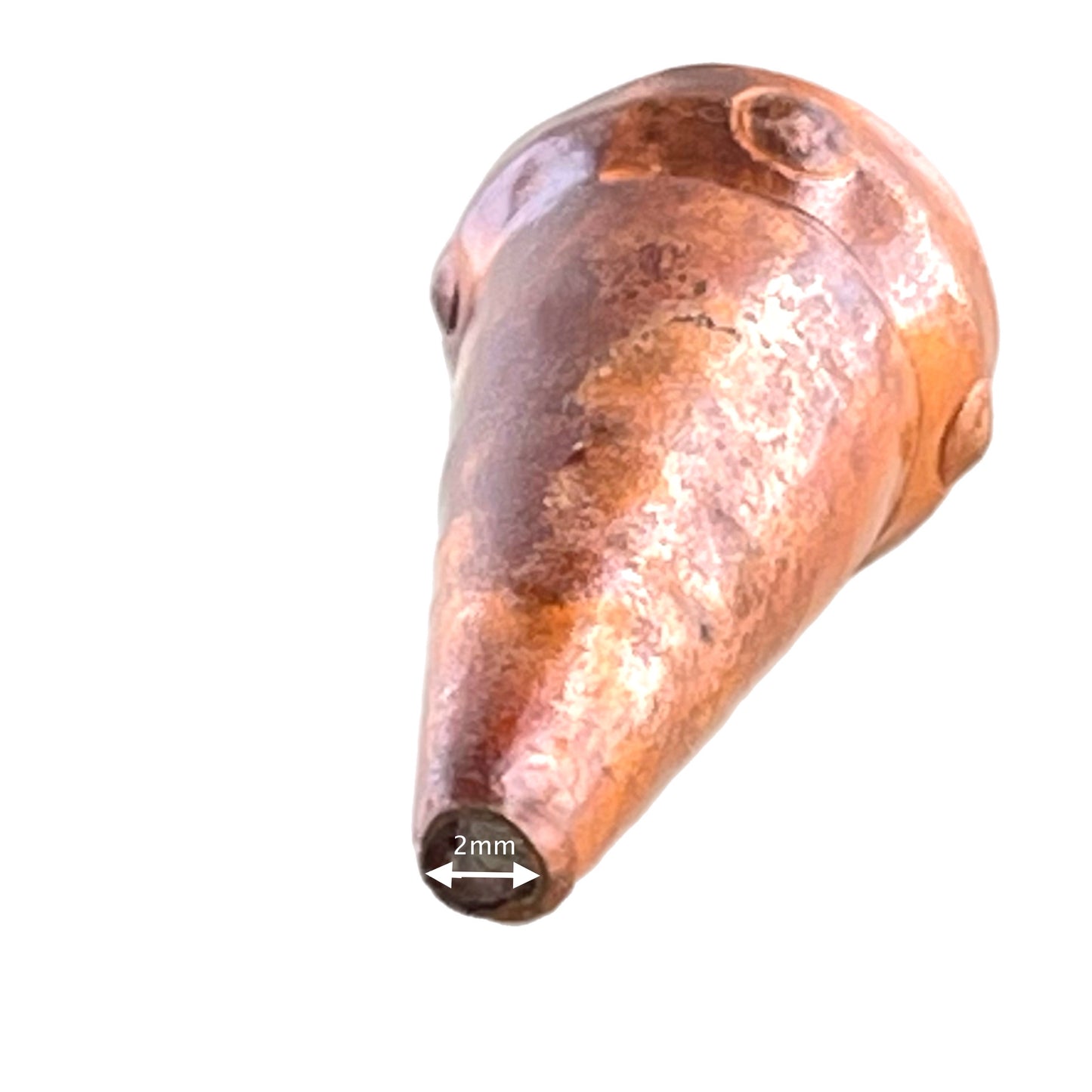 Medium Copper Cone for Kumihimo & Multi-Strand & Beaded Jewelry