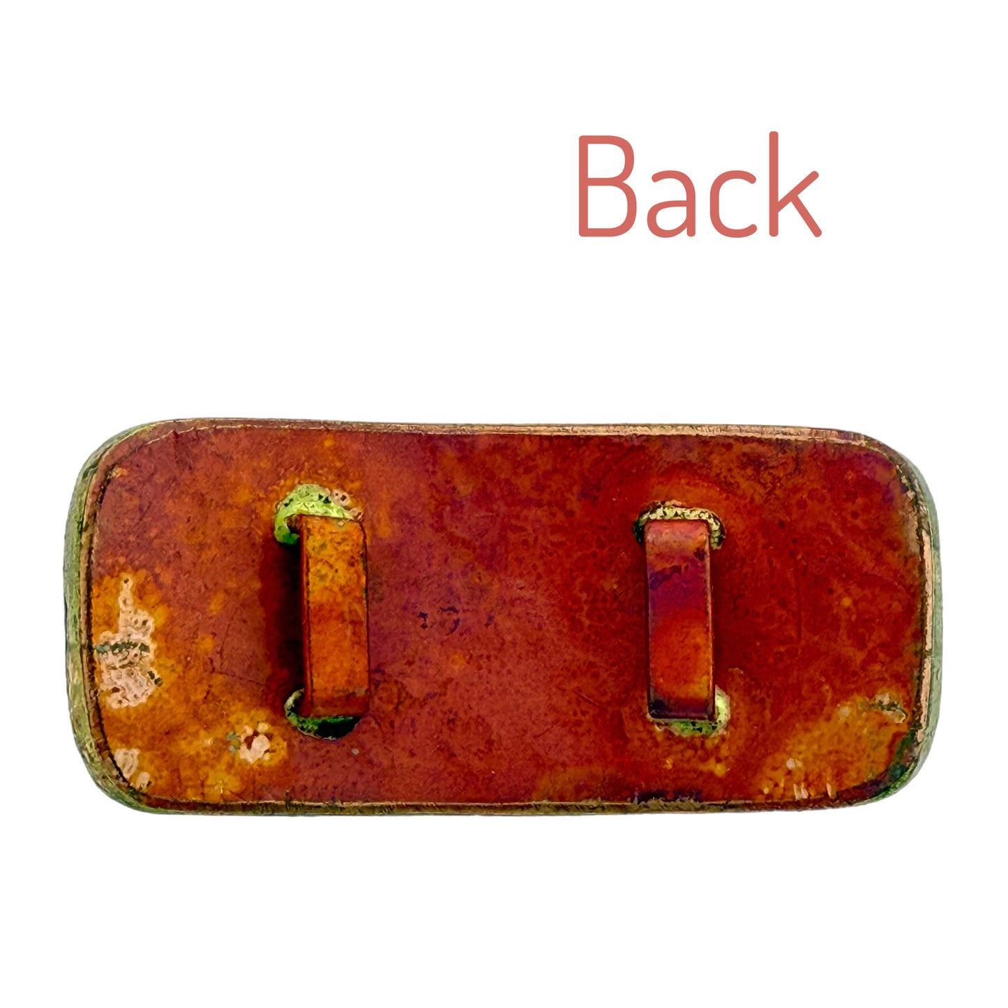 Copper Cactus & Sun Slider for 10mm Flat Leather