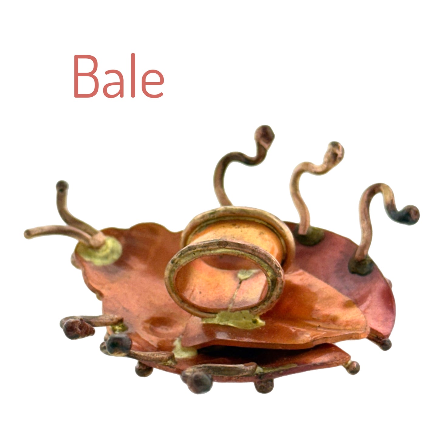 Copper & Brass Ladybug with Regaliz Bale