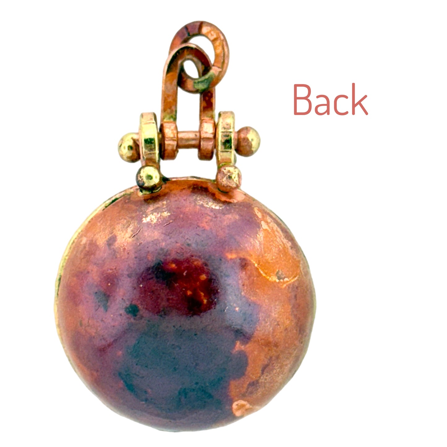 Copper Bezel with Swinging Bail for Resin or Mosaic Art