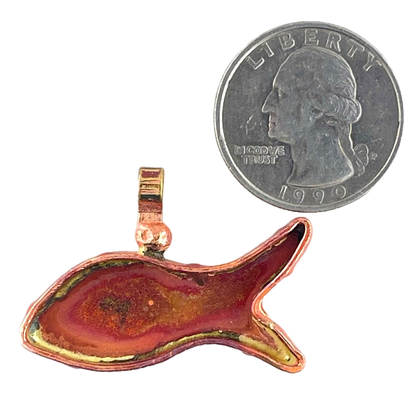 Fish Bezel Pendant