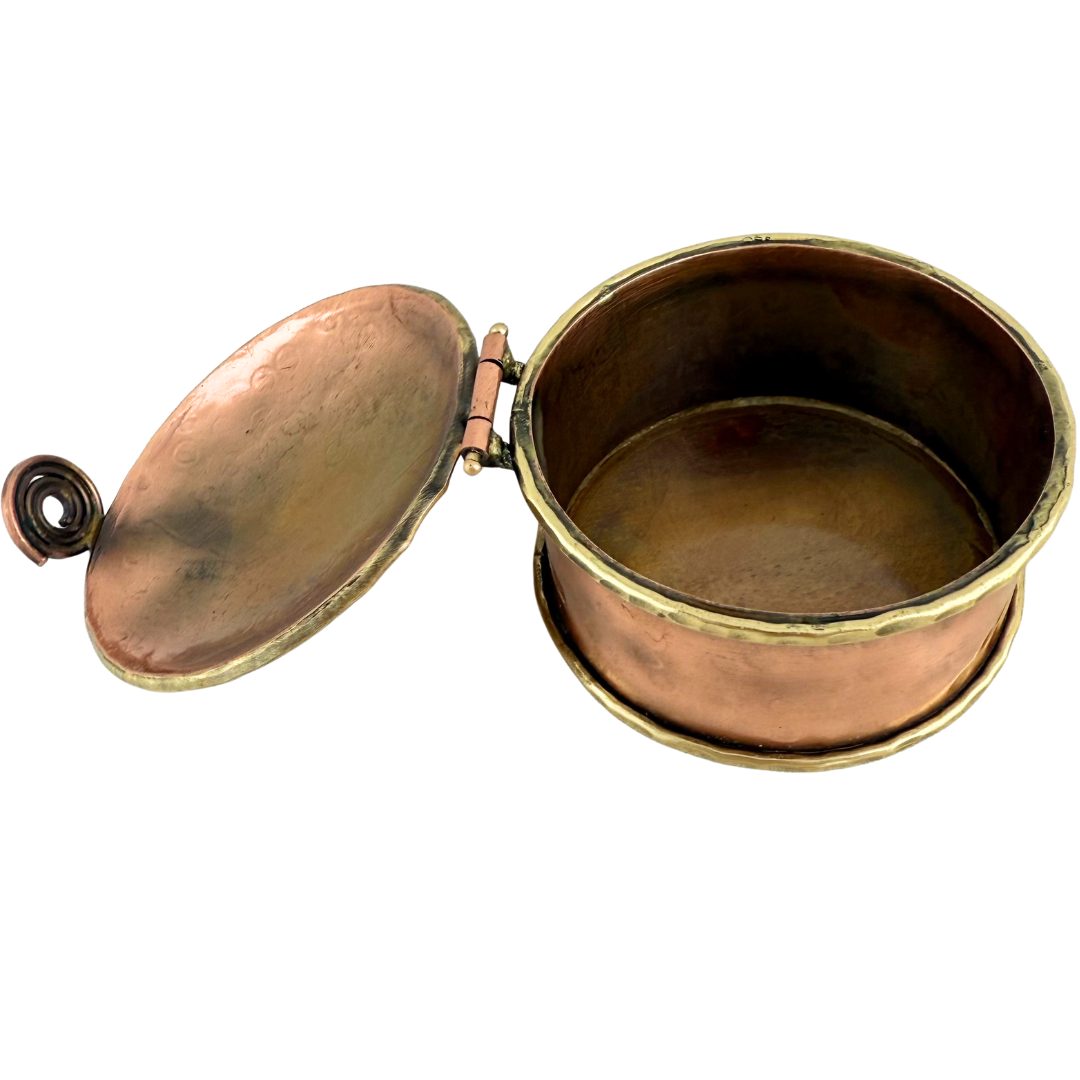 Crazy Cat Lady Keepsake Box in Copper & Brass