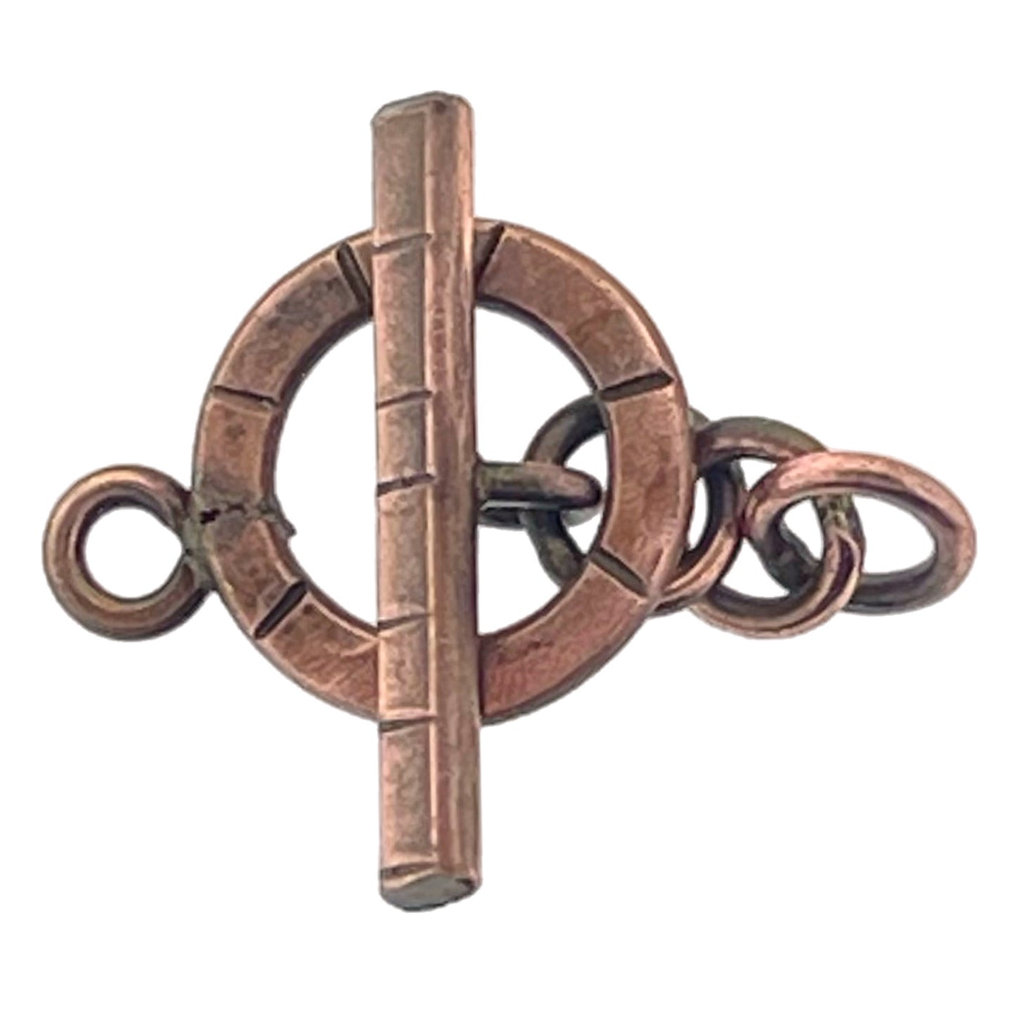 Antiqued Copper Small Toggle Closure