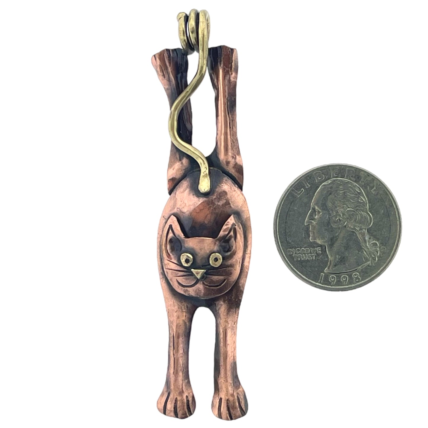 Antiqued Copper Ultimate Stretch Cat!