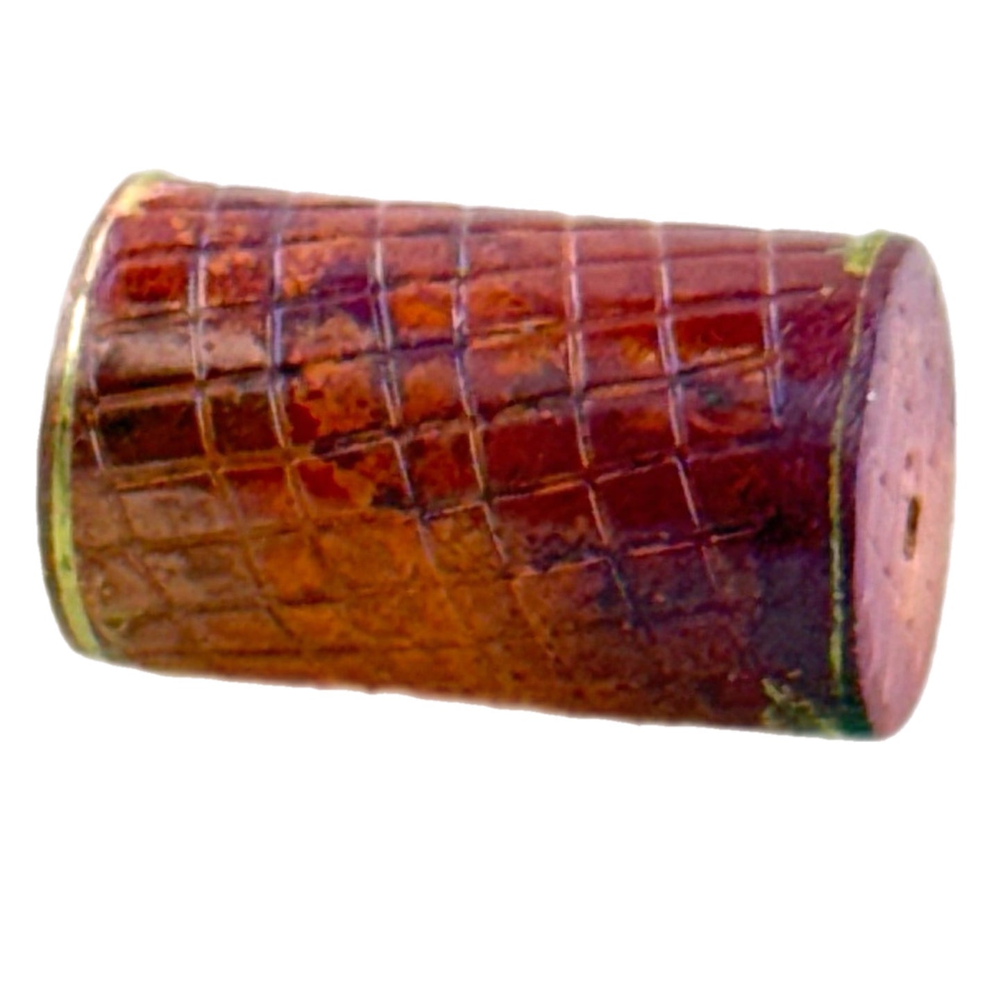 Small Textured Copper Barrel Bead – Patricia Healey Design