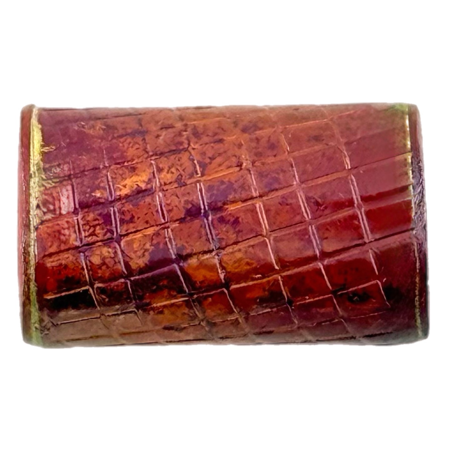 Small Textured Copper Barrel Bead – Patricia Healey Design