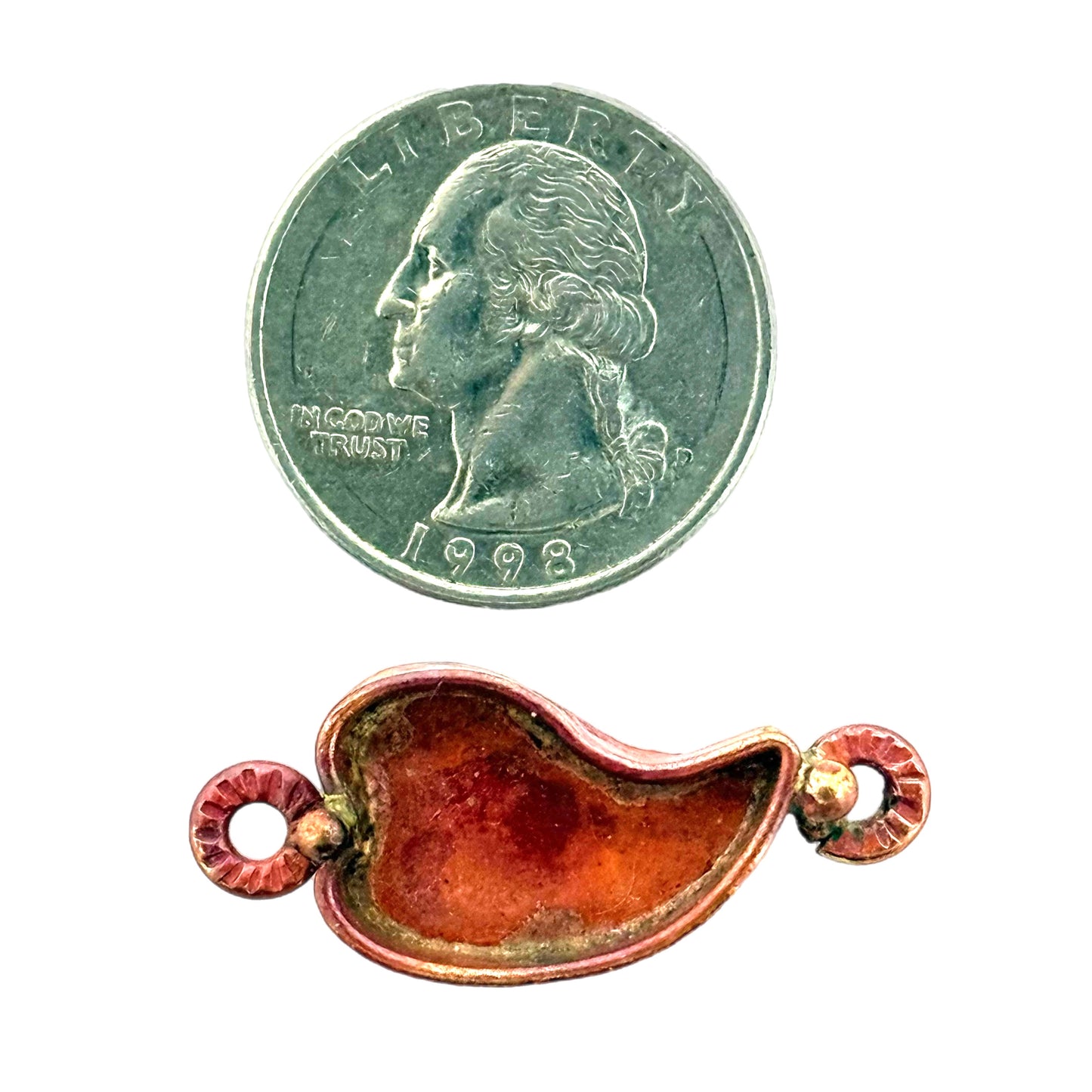 Reversible Chili Pepper Bezel – Copper & Brass