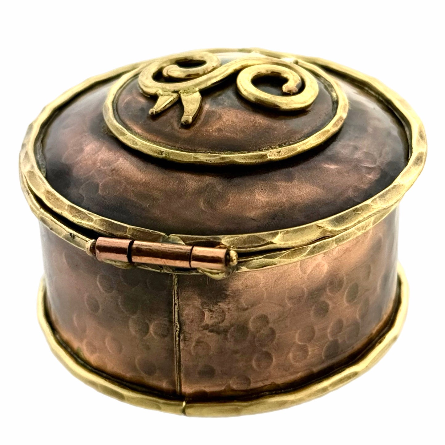 Copper & Brass Keepsake Box – Ahoden Symbol of Strength