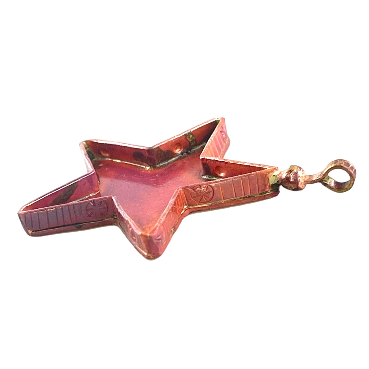 Copper Star Bezel Pendant for Jewelry Design
