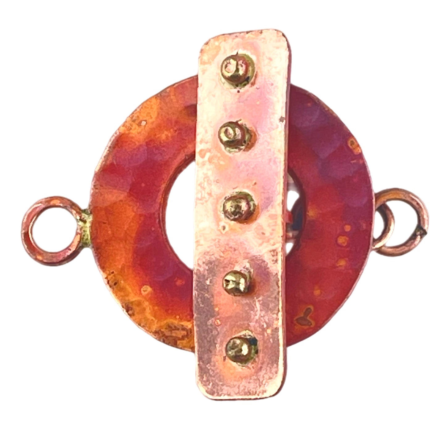 Copper & Brass Bar Toggle Clasp