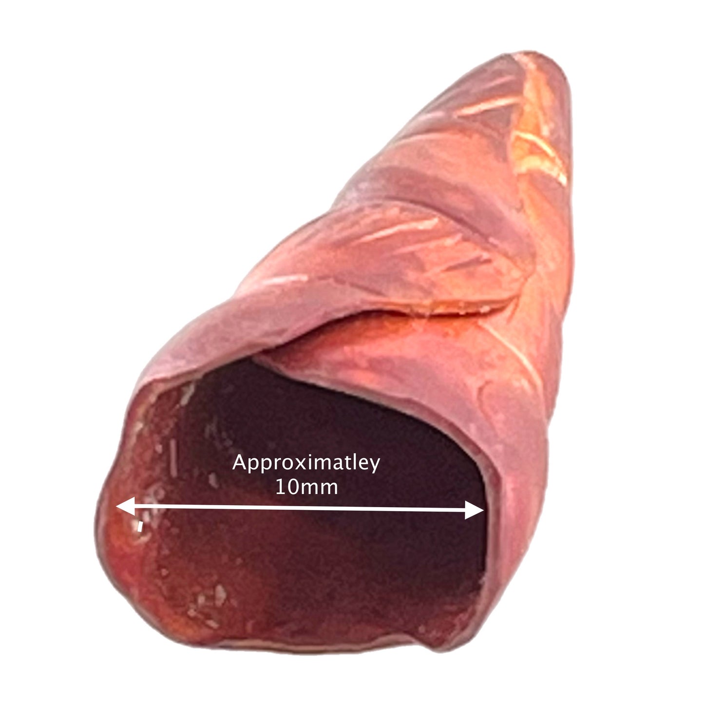 Small Folded Copper Cone End for Necklaces, Bracelets & Earrings