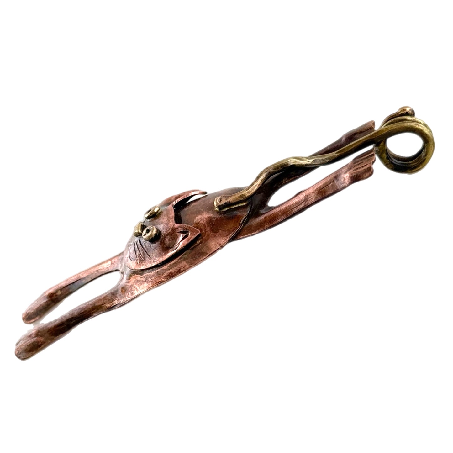 Antiqued Copper Ultimate Stretch Cat!