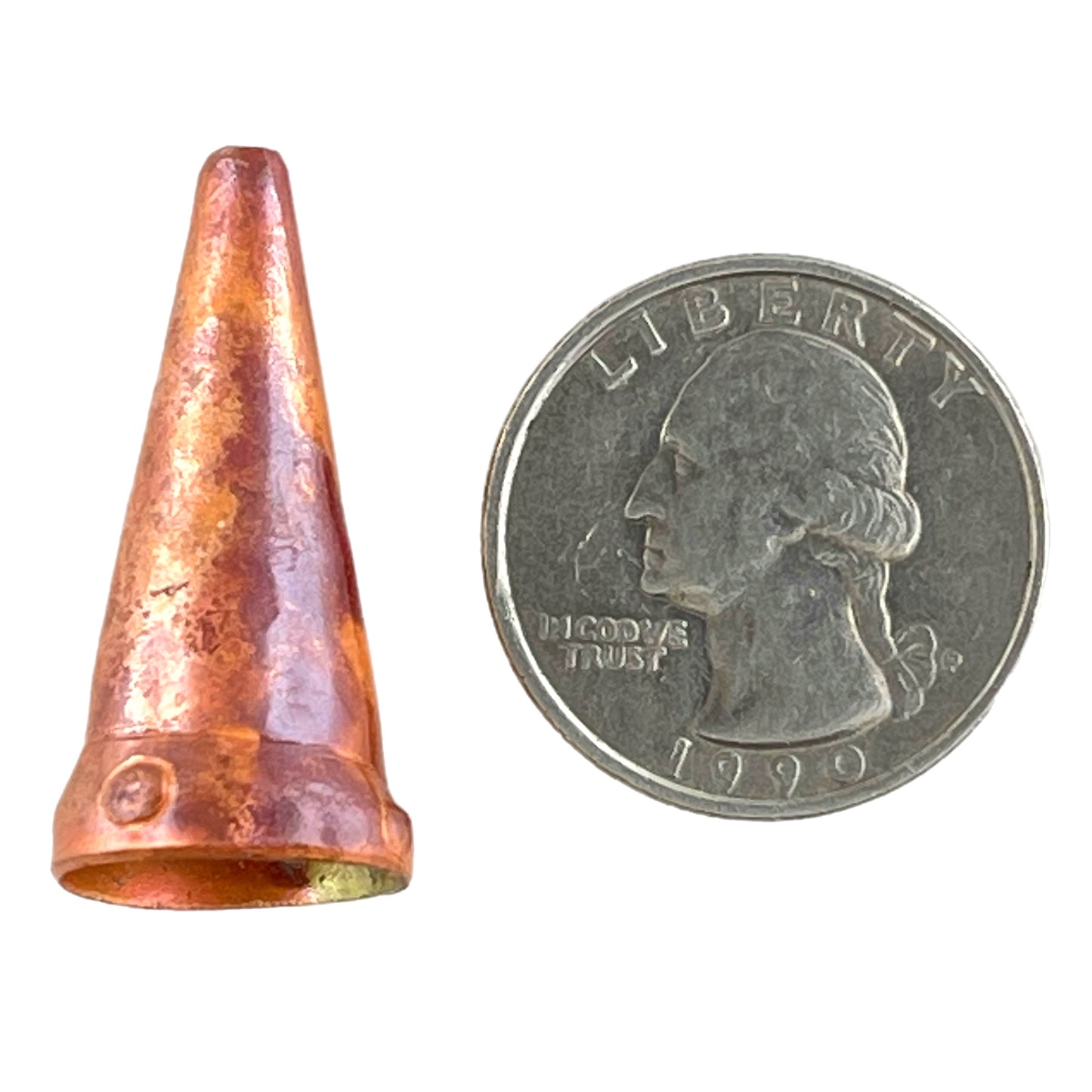 Medium Copper Cone for Kumihimo & Multi-Strand & Beaded Jewelry