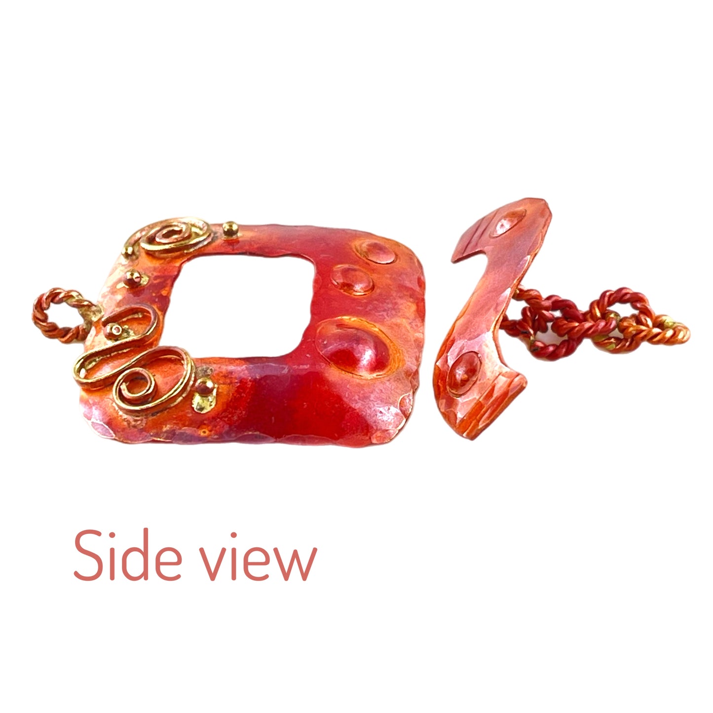 Art Deco Square Toggle
