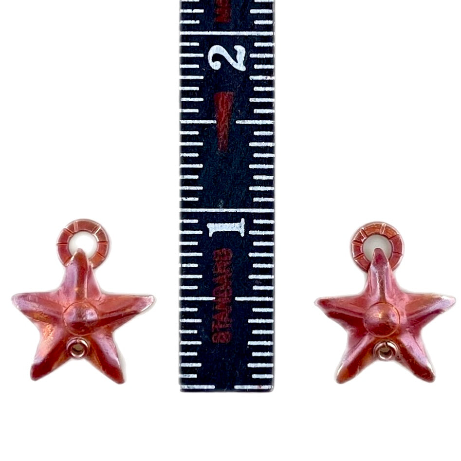 Handmade Copper Star Earring Components