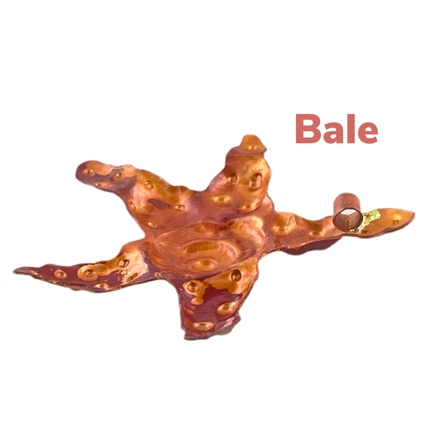 Big Copper Starfish Pendant