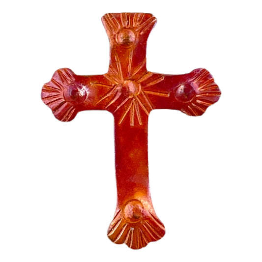 Small Cross Charm - Bale on the Back