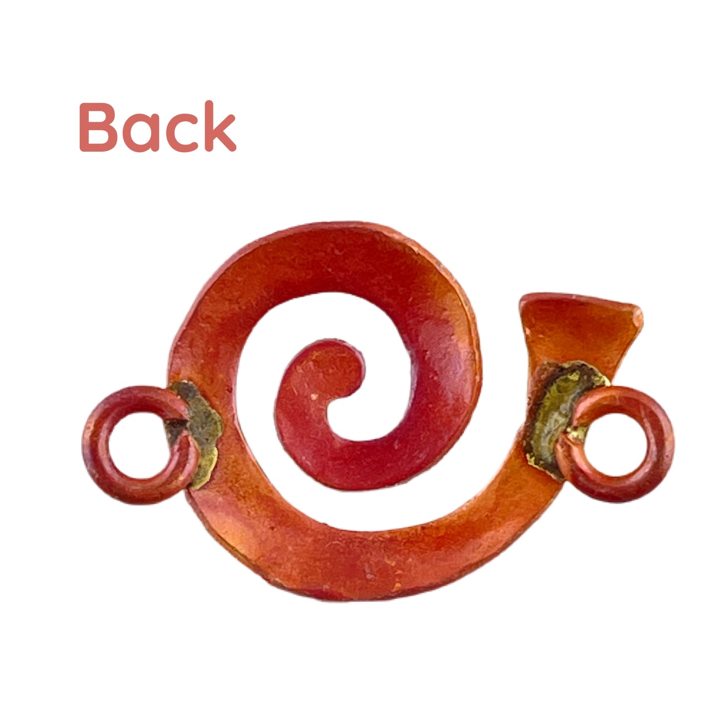 Small Spiral Link Facing Left