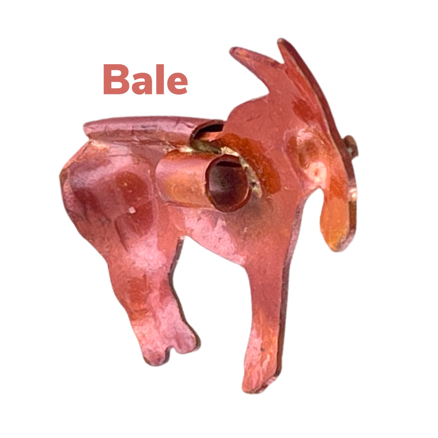 Copper Donkey Pendant with Blanket by Patricia Healey