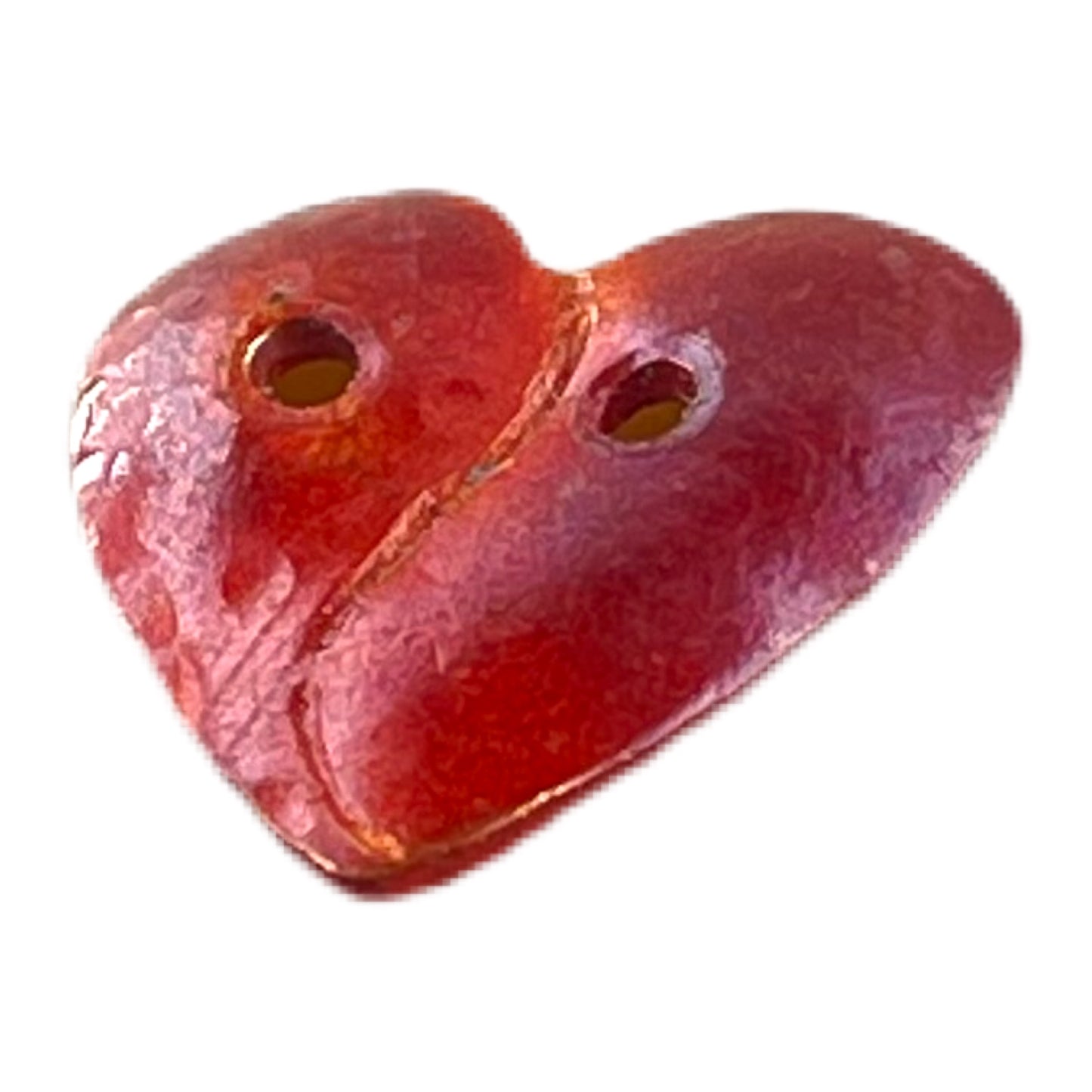 Simple Small Heart Button with Two Holes