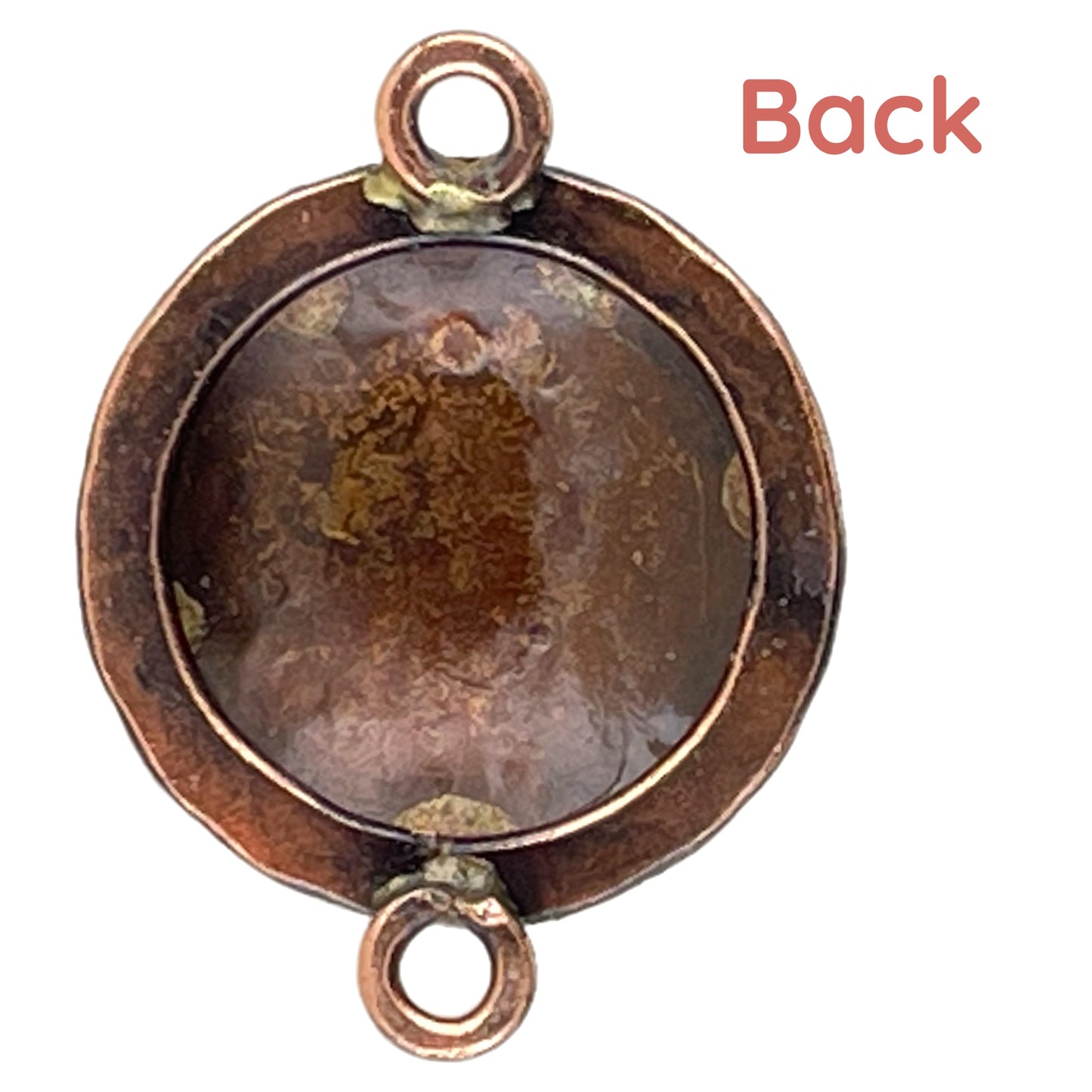 Artisan Copper & Brass Spaceship Over Pine Forest Link