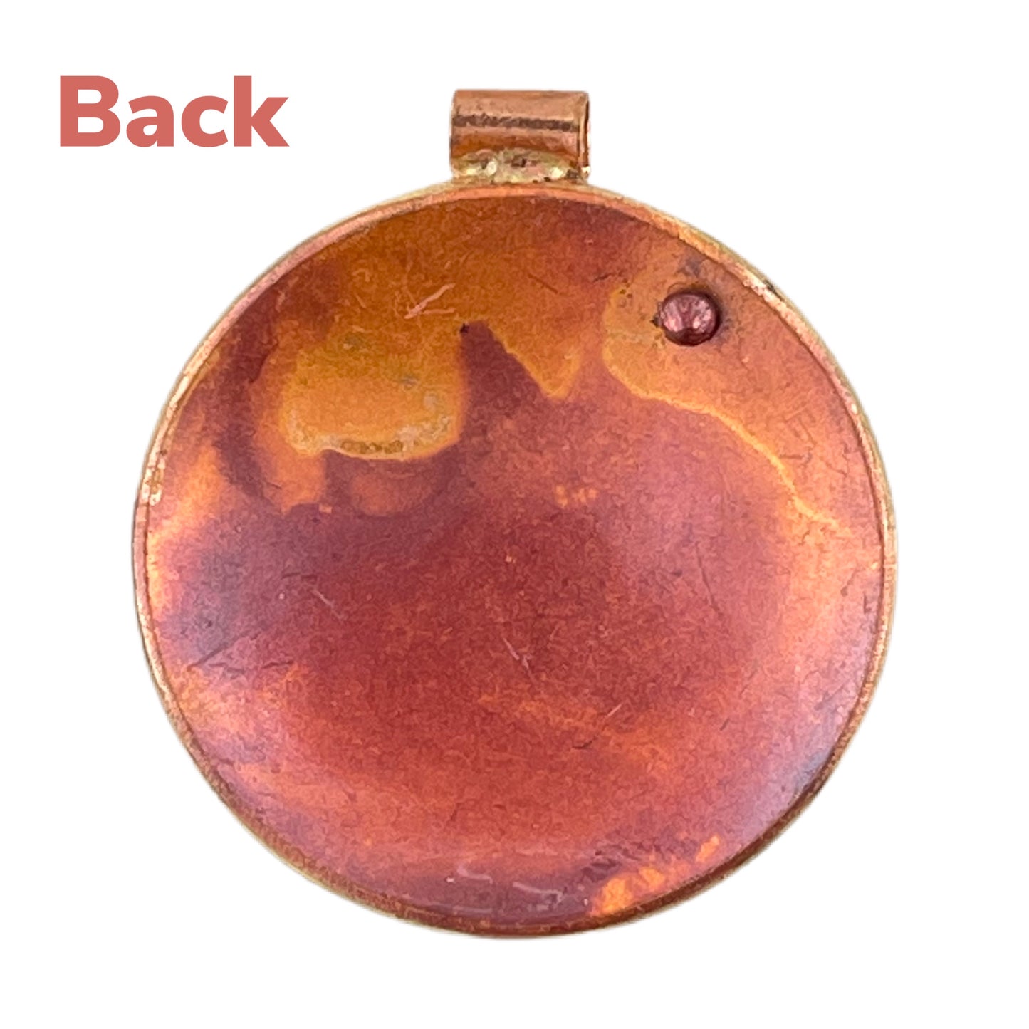 Celestial Eclipse Pendant in Copper and Mixed Metals