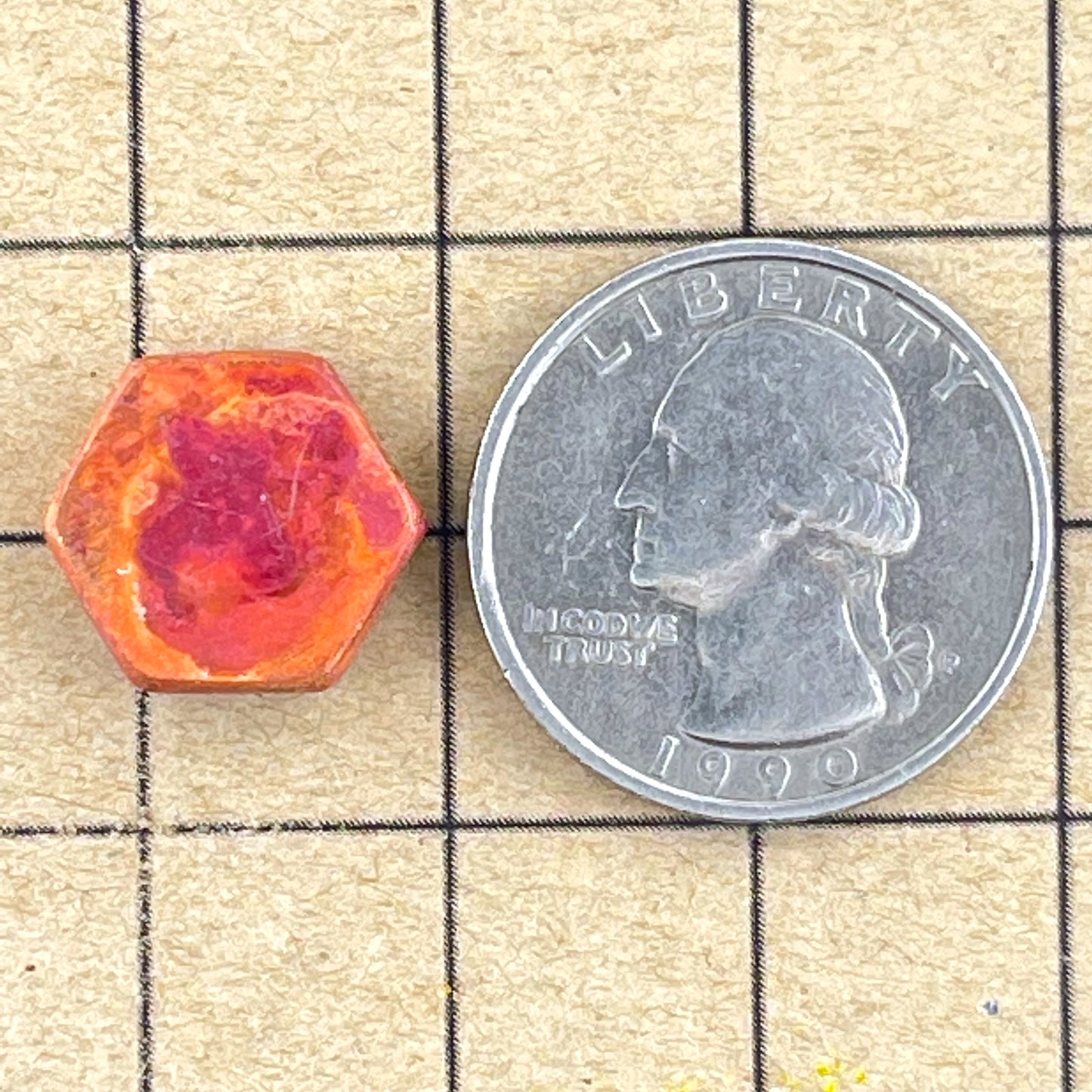 Small Rustic Hexagon Copper Bead – Patricia Healey Design