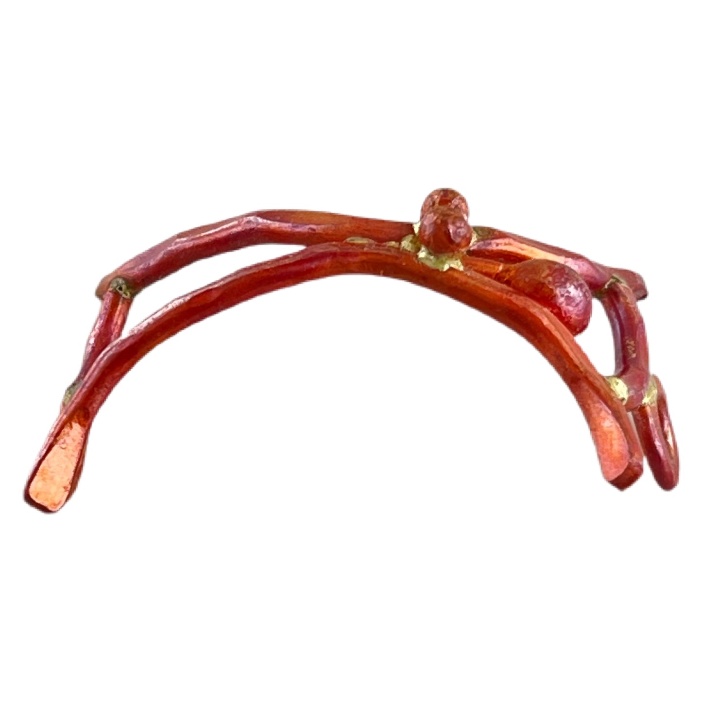 Curved Textured Copper Link