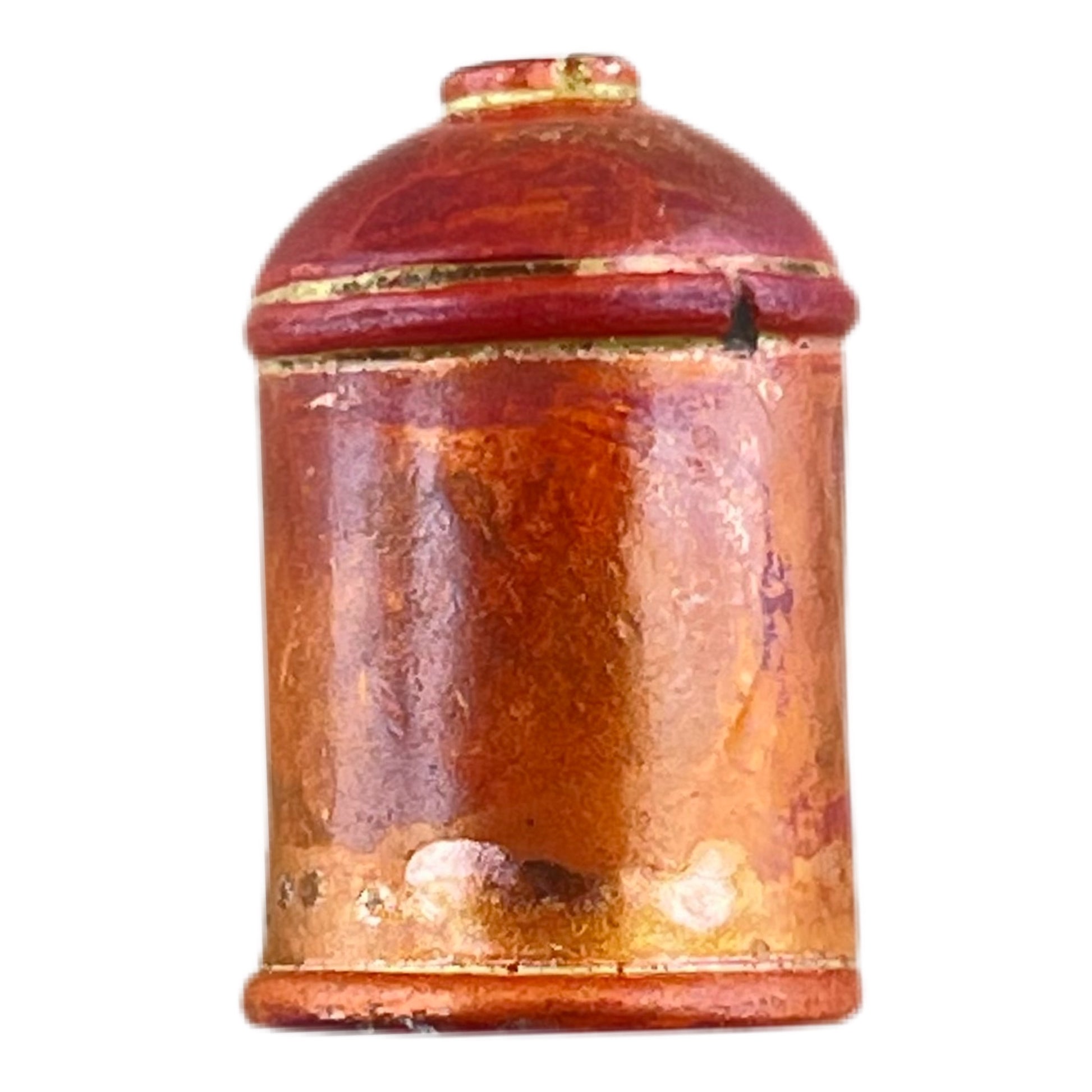 Handmade copper end cap with wide opening for multi-strand, Kumihimo, or tassel jewelry designs