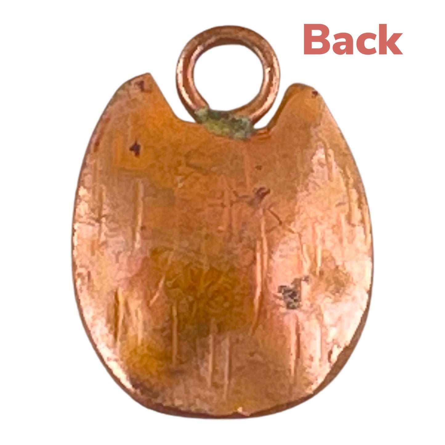 Small Copper Owl Charm with Hand-Stamped Wings – Patricia Healey