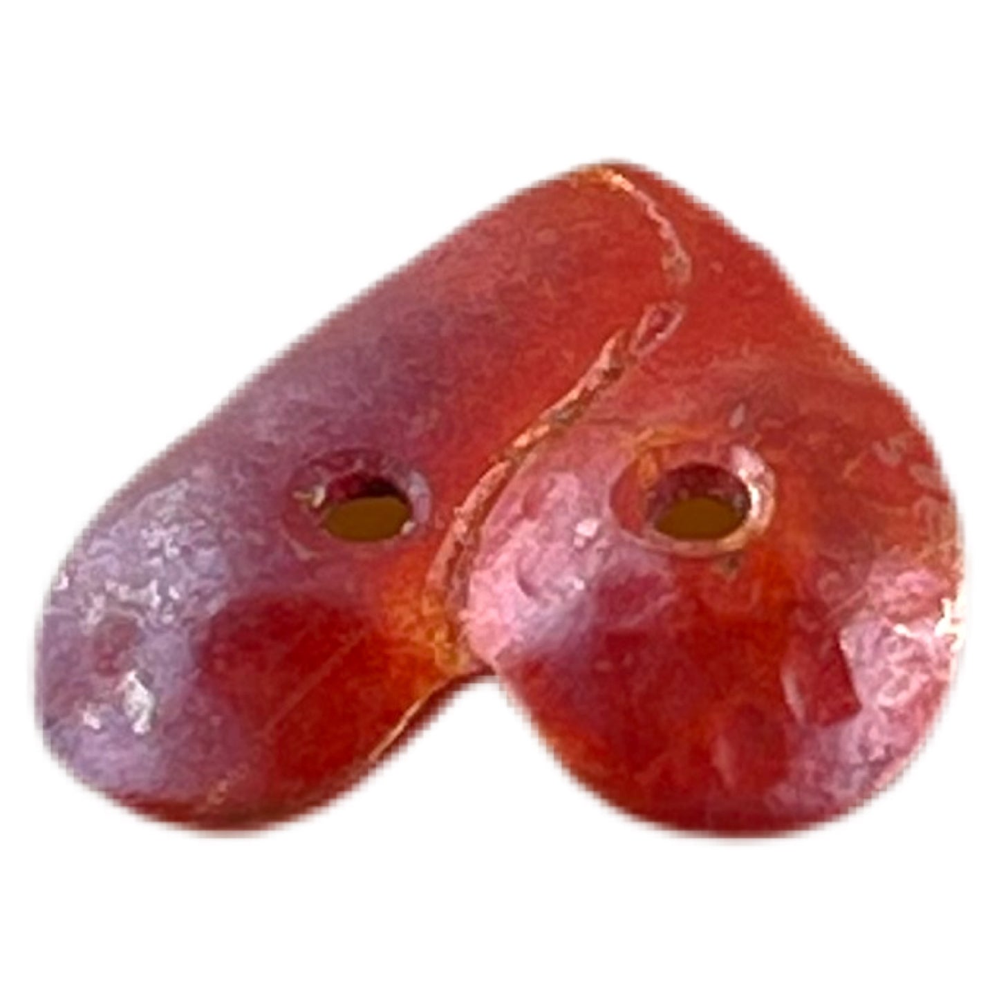 Simple Small Heart Button with Two Holes