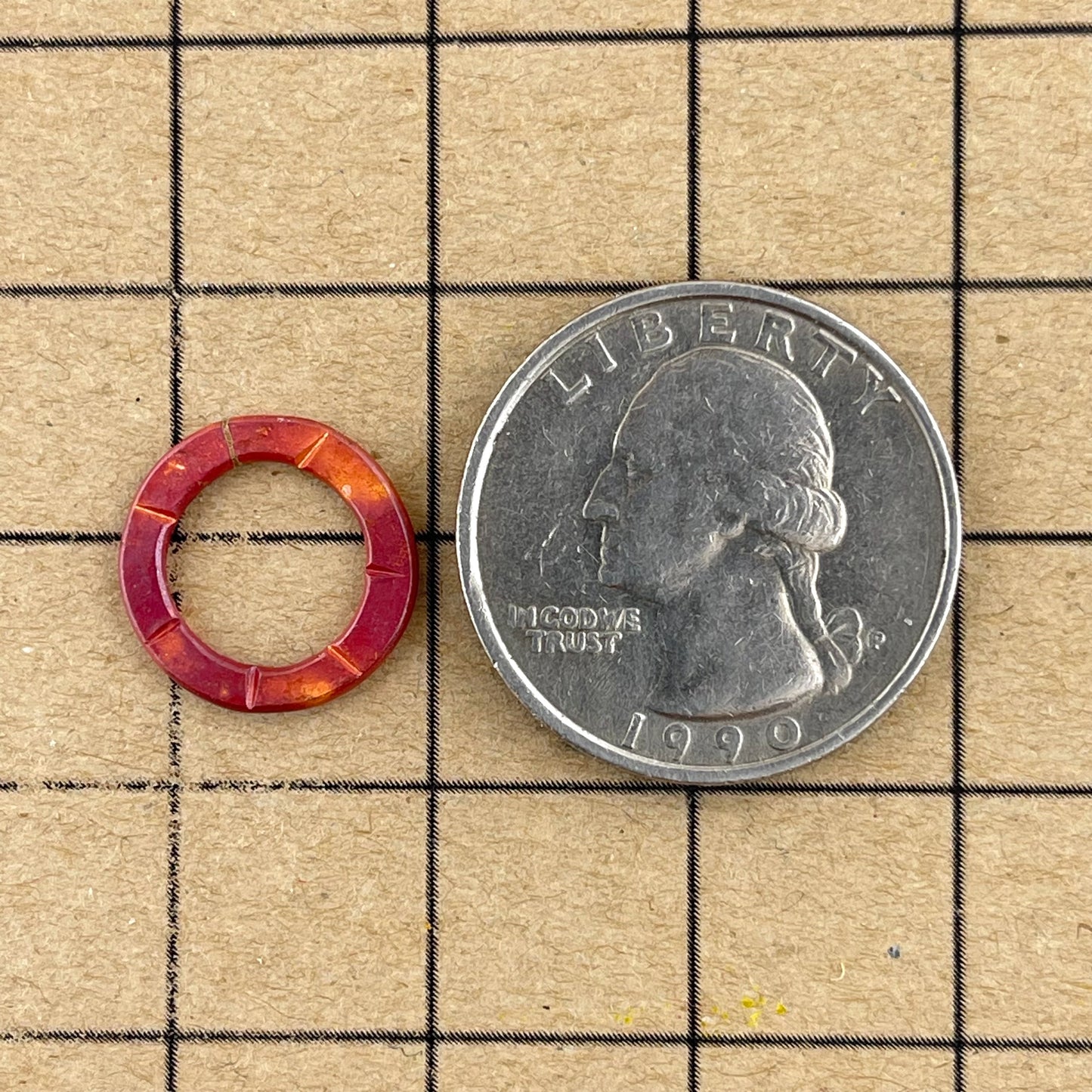 Small Soldered-Closed Copper Ring for Jewelry Connections