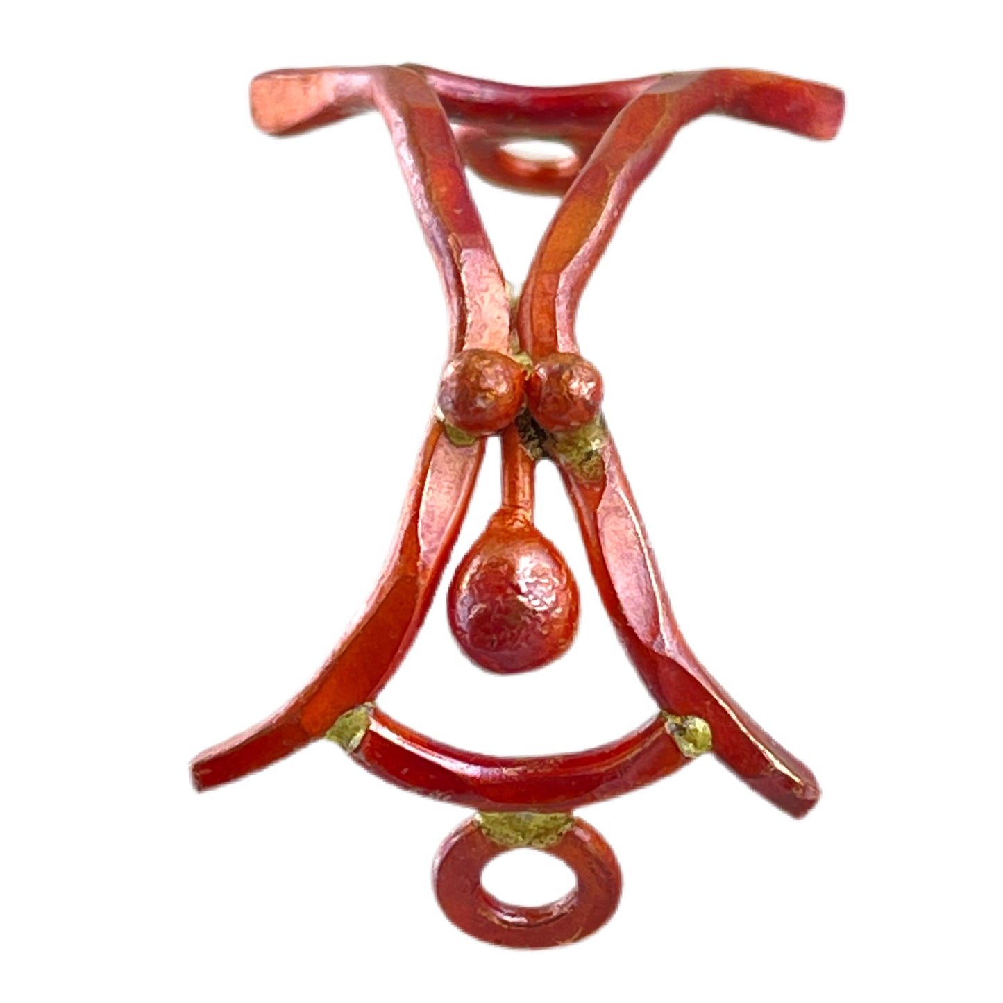 Curved Textured Copper Link