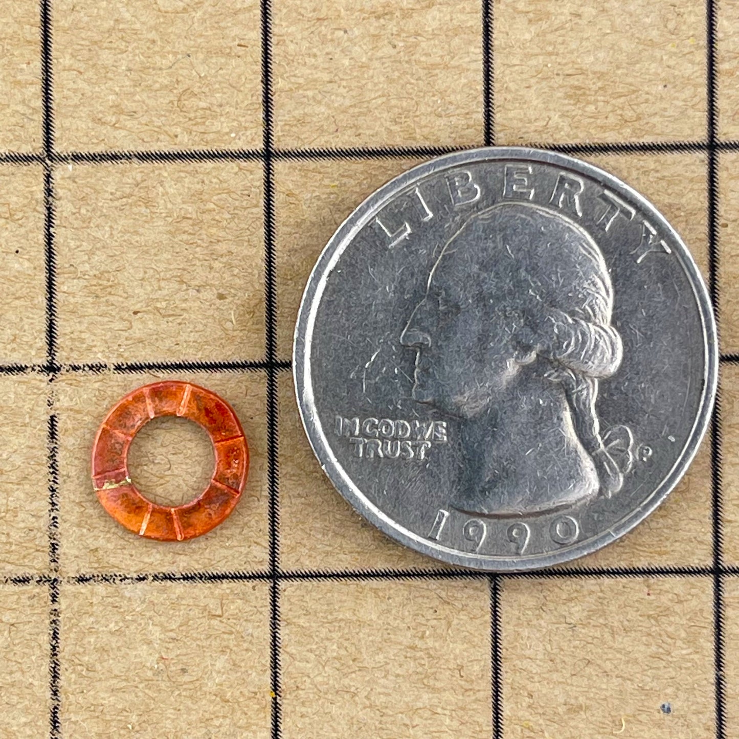 Extra Small Genuine Copper Ring for Jewelry Connections