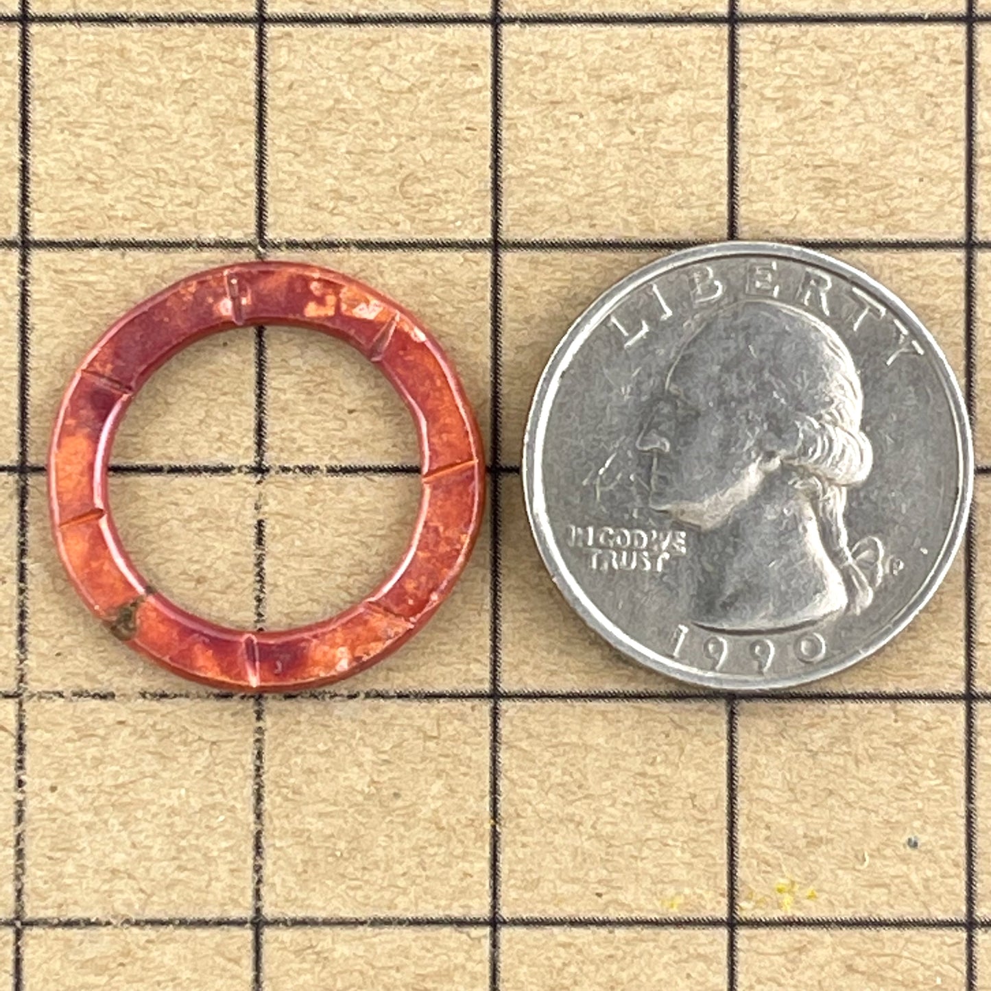Medium Soldered-Closed Copper Ring for Jewelry Connections