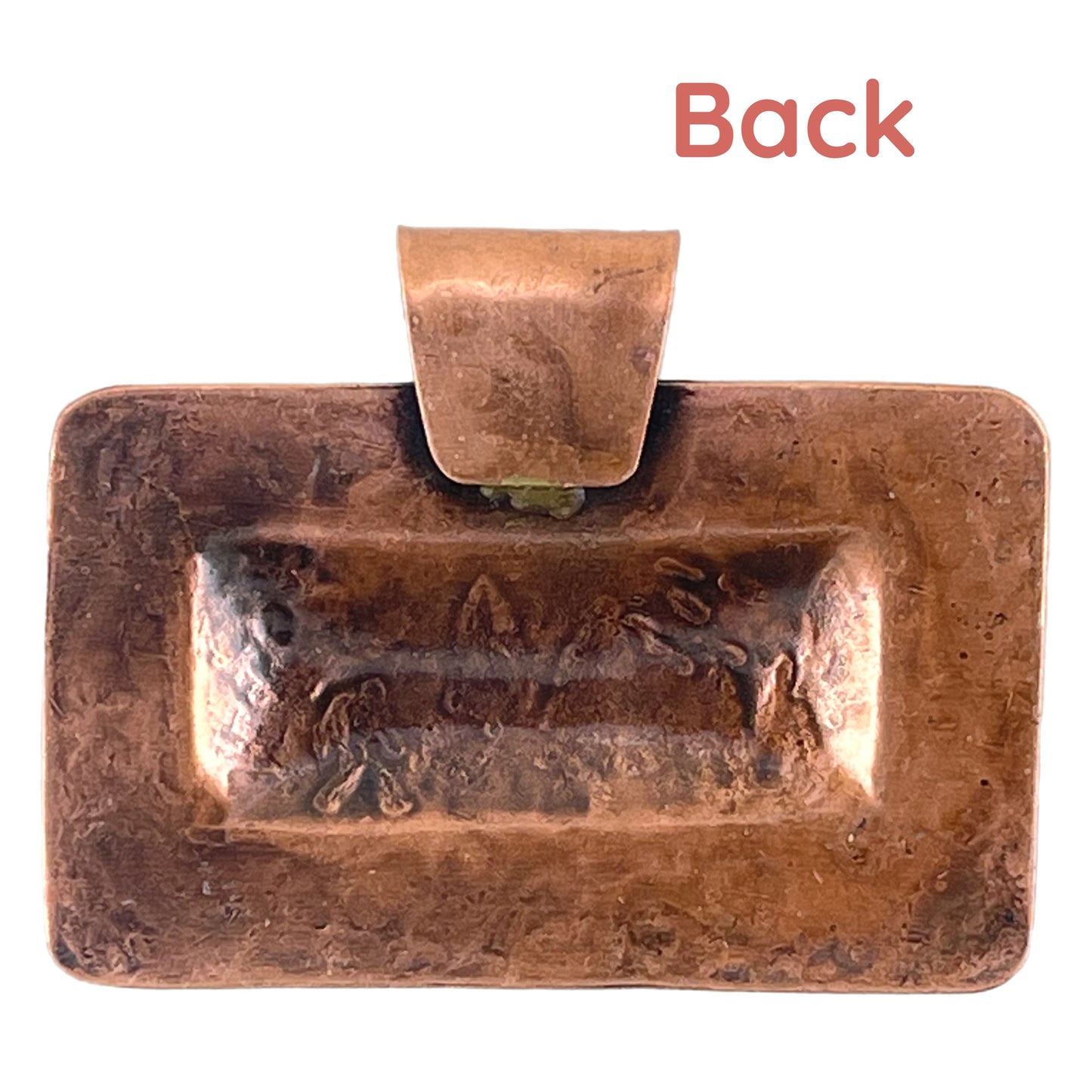Hand Stamped Copper Pendant Featuring Bigfoot
