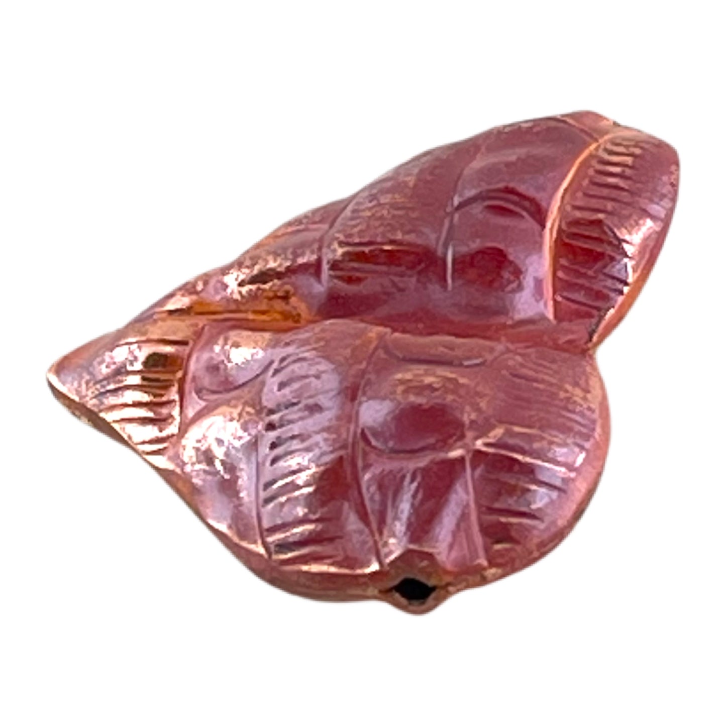 Large Puffy Heart w/ Horizontal Bumps • String Side to Side