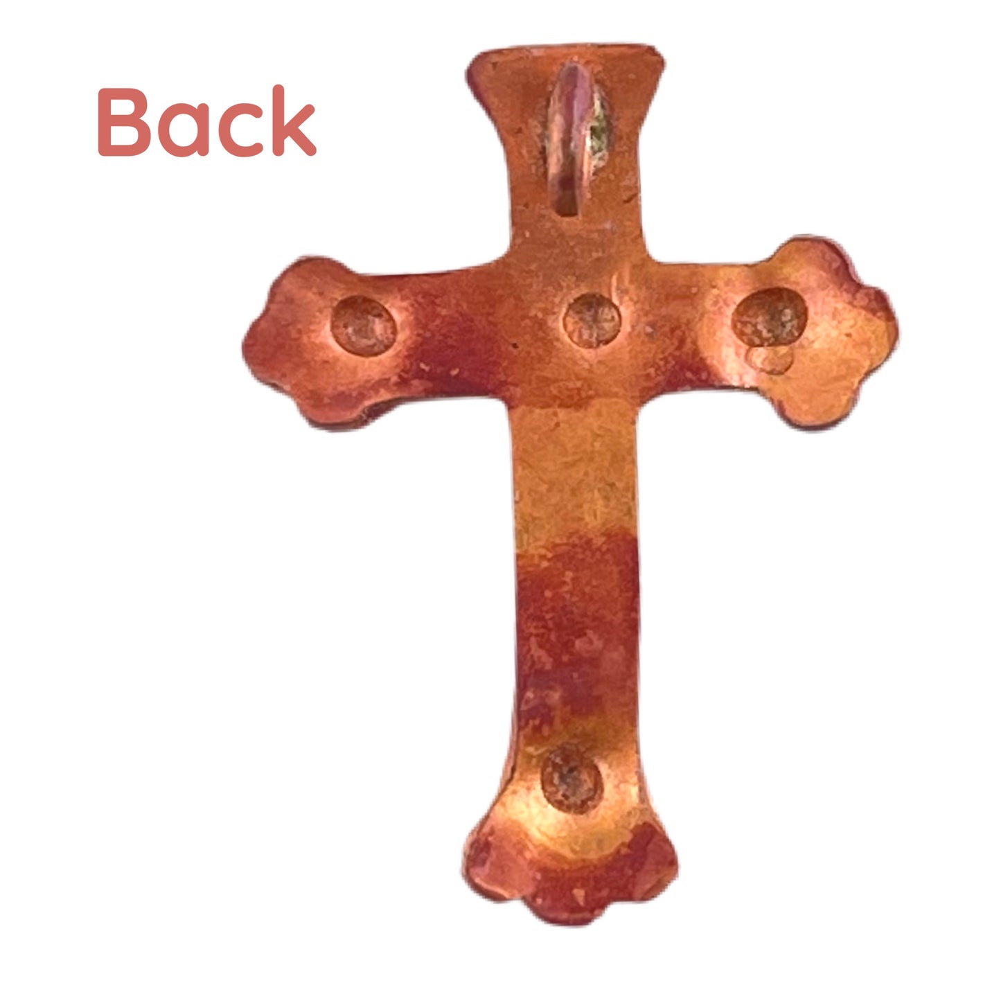 Small Cross Charm - Bale on the Back