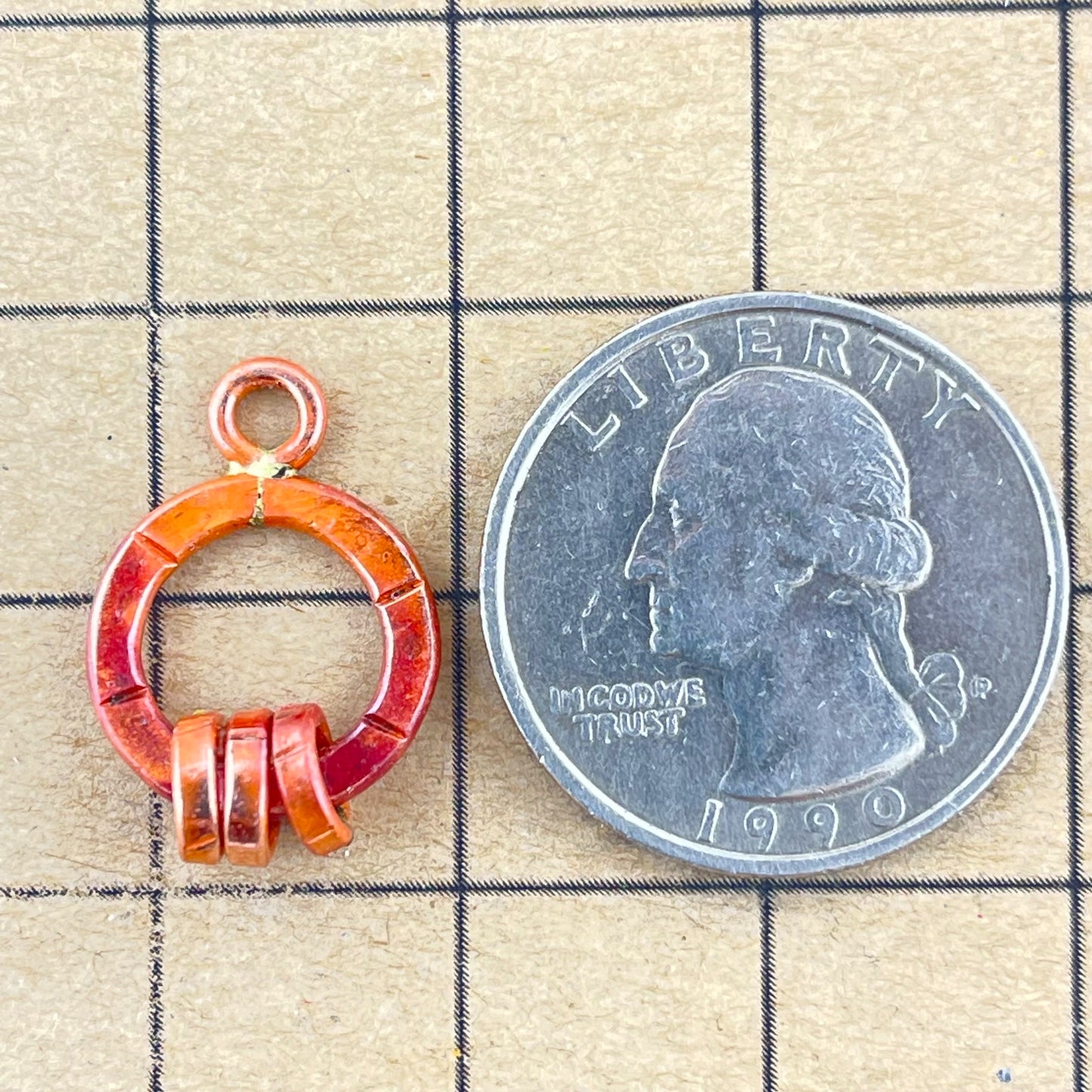 Copper Ring Connector with Three Loops