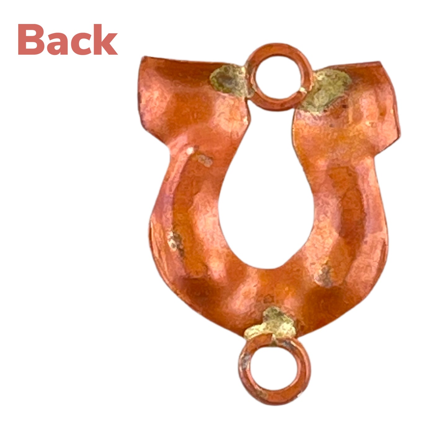 Small Horseshoe Link • Copper and Brass Rustic Accent