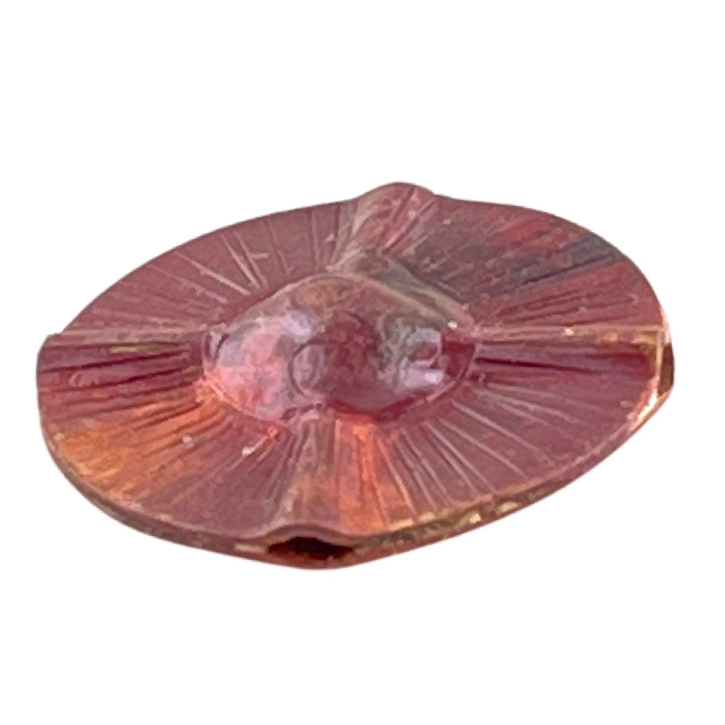 Double-Canal Flower Circle Copper Bead
