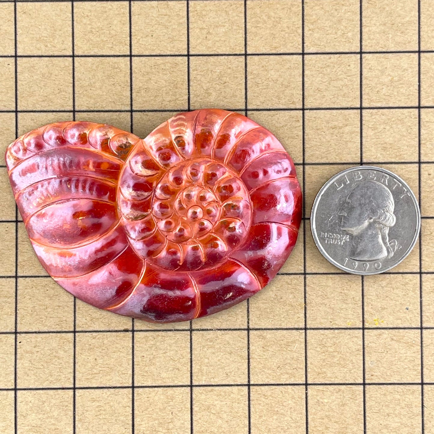 Copper Nautica Shell Pendant