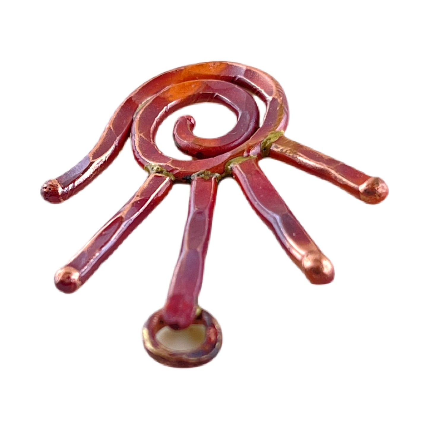 Small Left Hand with Spiral Charm