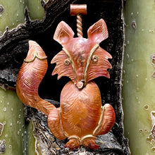 Copper Fox Pendant