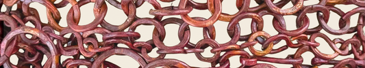 Hand-Forged Copper Chain for Versatile, Rustically Elegant Jewelry