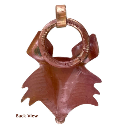 Fox Pendant in Copper & Brass for Nature-Inspired Jewelry