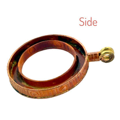 Copper & Brass Ring Bezel Pendant for Resin or Stone Work