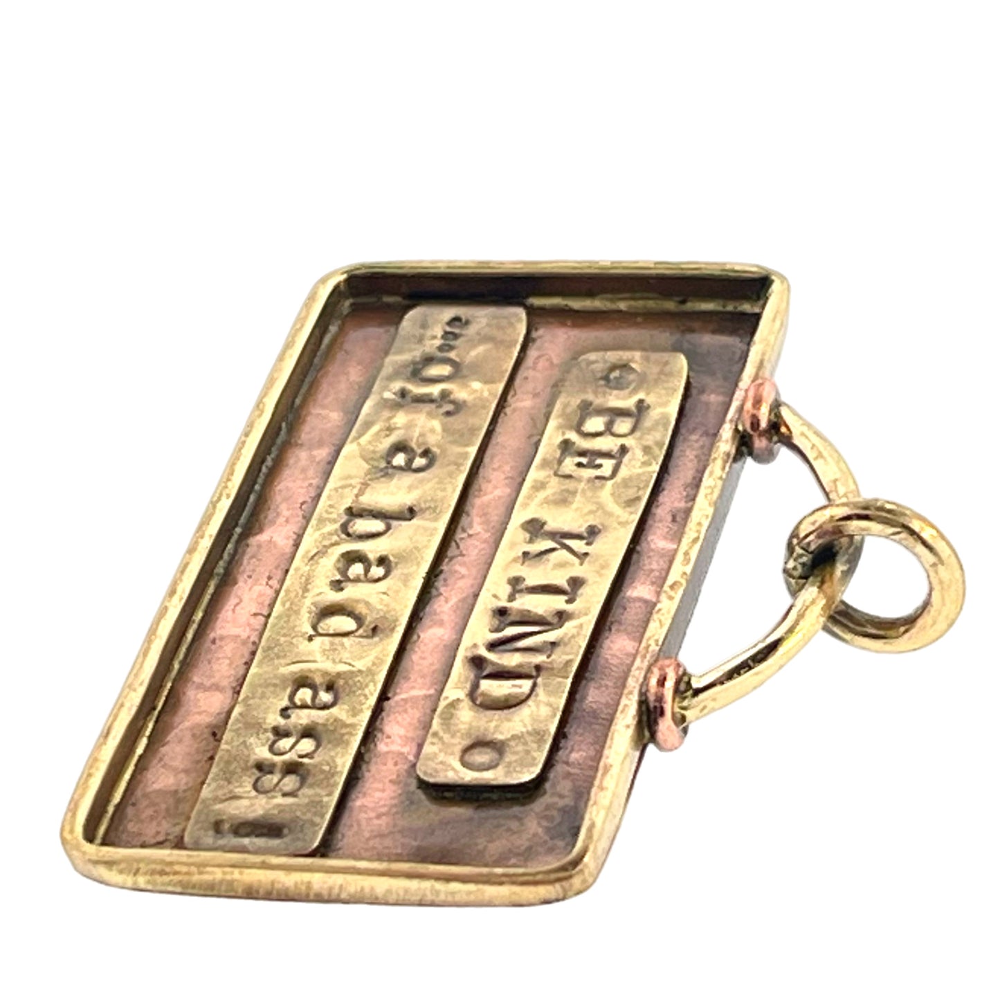 Antiqued Copper Bad Ass Pendant