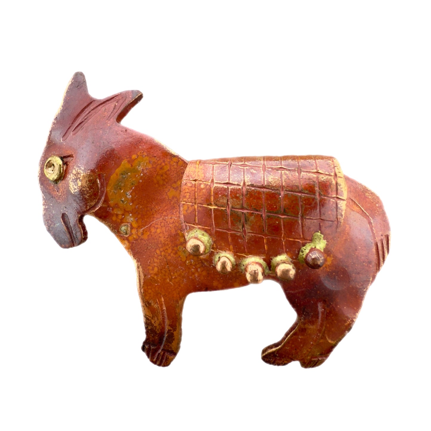 Copper Donkey Slider for 10mm Bracelet