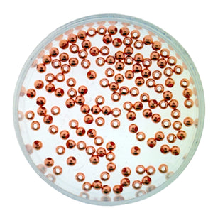 2mm Hollow Copper Rondelle Beads – 100 Spacer Beads